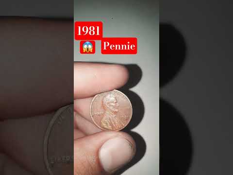 1 pennie coin of 1981: 😱😱😱| #coin #collectiblecoins #coinbase #rarecoins #coincollector99