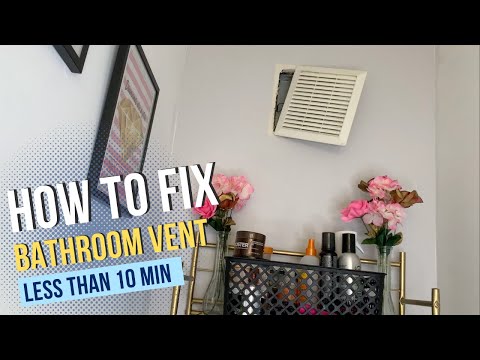 How to Fix Or Replace A Bathroom Vent Fan