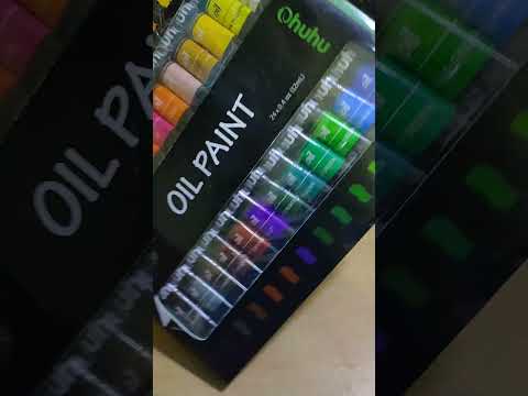Oil paint #oil_paint #unboxingvideo #youtubeshorts #shorts