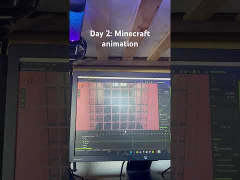 Day 2: Minecraft animation #animation #gaming #minecraft #minecraftanimation #minecraftshorts #pc