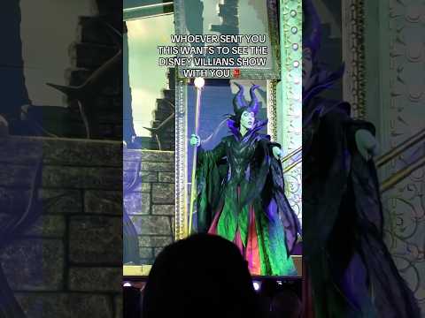 Finally Disney world gets a new show!! VILLIANS show is HERE!! 👺 #disneyworld