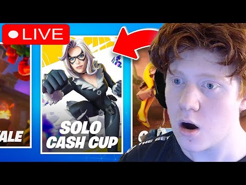 🔴LIVE- CHAPTER 6 SOLO CASH CUP IN FORTNITE!!!