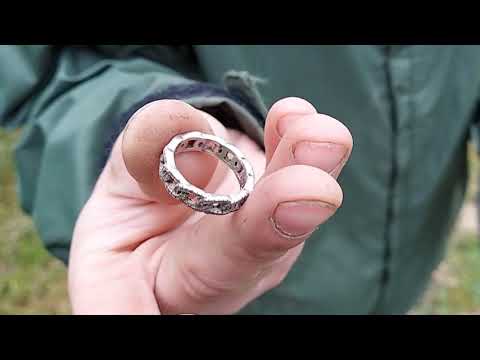 Shiney #short #metaldetecting #silverring