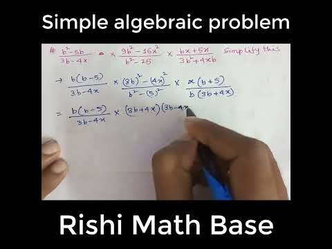 Math simplification: The easy way out #shorts #youtubeshorts #rishimathbase