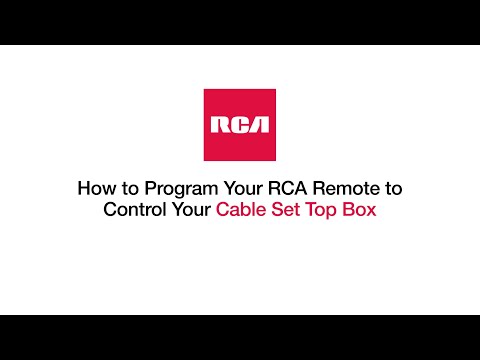 Cable Box Remote Control Direct Code Programming - Revision Numbers R271U1/R271U2