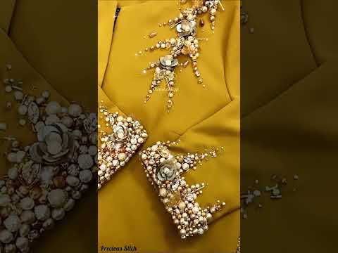 Unlock the Elegance of Pearl Work Hand Embroidery and Beads Design