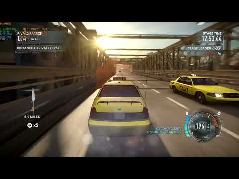 NFS The Run: Racing Marcus in a Ford Crown Victoria Super Taxi