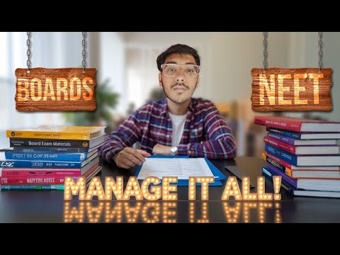 How I managed neet with boards | Realistic and practical approach 🔥💯 | #neet #trending #motivation