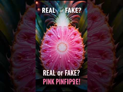 Is This Even Real? Pink Pineapple Exists! 🍍💖 #fruit #facts #fruitshorts