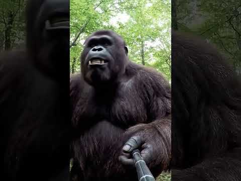 Bigfoot selfie stick #funny #bigfoot #viral