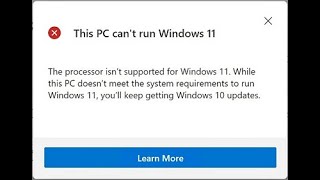 "This PC can't run Windows 11"#TPMBypass#SecureBootBypass#WindowsTricks