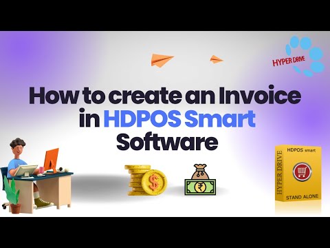 How to create an Invoice in HDPOS Smart Software | Billing software