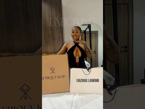 Unboxing PR packages form Nigeria! 🇳🇬✨ #nigerian #fashion #Pr #haul