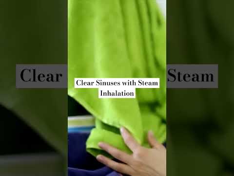 Clear Sinuses with Steam Inhalation | Health Hub #sinuse #Congestedsinuses #steaminhalation