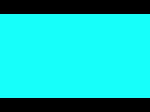 Aqua Cyan 4k blue screen 12 hours #00ffff
