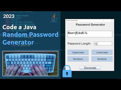 ASMR Programming - Random Password Generator - Java Swing Tutorial