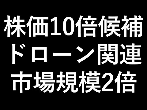 ドローン株が凄い【テラドローン、ブルーイノベーション、リベラウェア、ACSL】