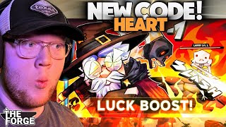 FREE REROLLS + 2X LUCK BOOST - Roblox Forge LIVE