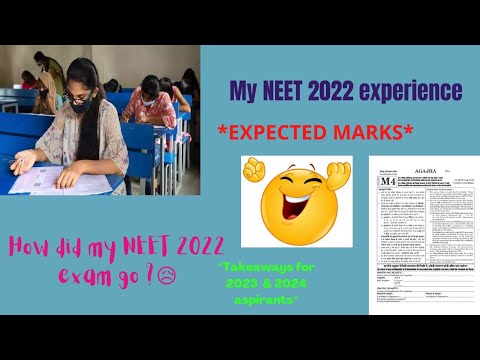 How did my NEET 2022 go| *EXPECTED MARKS* NEET 2022 experience| Takeaways for 2023 & 2024 ASPIRANTS