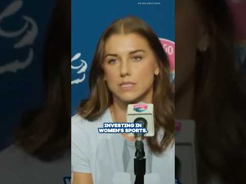 Alex knows EXACTLY what her calling is🙌 #soccer #alexmorgan #futbol #sports (via San Diego Wave)