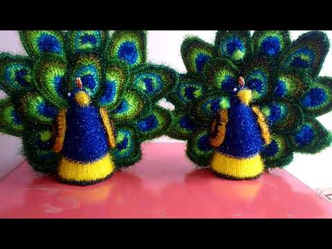 WOOLEN PEACOCK DESIGN | NACH RE MORA NACH SONG | #WOOLENPEACOCK | #NACHREMORATAPORISTYLE | #MORE