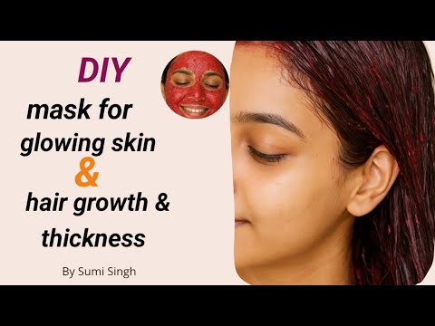  2-in-1Beauty Mask | Get Glowing skin & Healthy, Bouncy Hair 