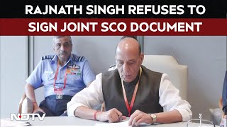 SCO Summit | Defence Minister Rajnath Singh Refuses To Sign Joint SCO Document
