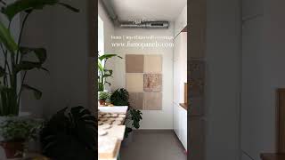 Fumo Panels | Mycelium Acoustic Wall Coverings | MyLab  #ecodesign #mycelium #sustainabledesign