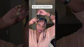 Quick Weave Foundation | Hairstyling Vlog