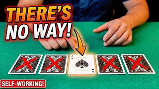 Minutes to Learn. IMPOSSIBLE to Explain! (Self-Working Card Trick)