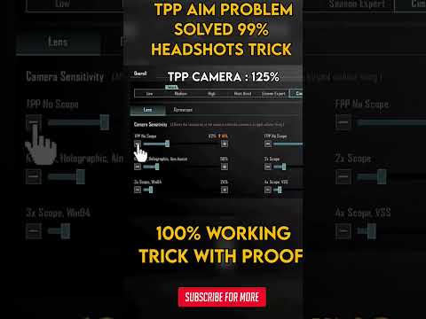 Best TPP Aim Sensitivity PUBG Mobile / Bgmi 🔥😱 #pubgmobile