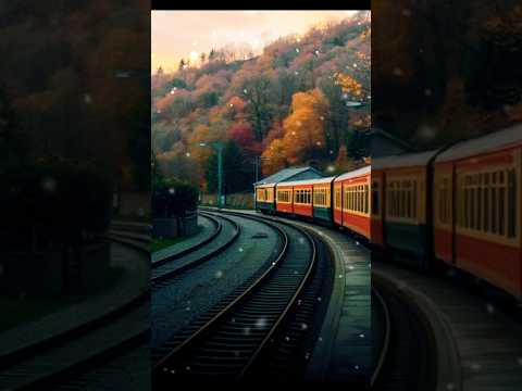 Beautiful hill station | Waterfall | cloud touching | Train station | Feeling loves | rain Snow Fall