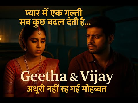 प्यार में एक ग़लती और सब कुछ बदल गया 💔 | Geetha & Vijay की अधूरी नहीं रह गई मोहब्बत Hindi Love Story