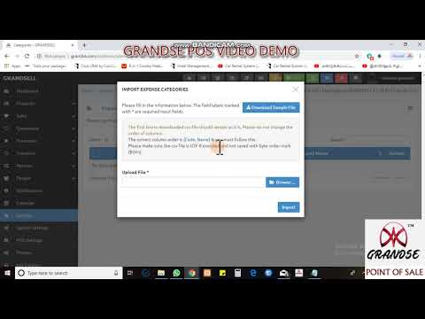 How to add Expense Category on grandse pos billing software?
