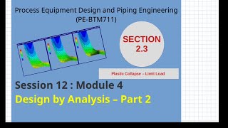 S12D Limit Load Analysis for Plastic Collapse Check