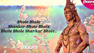 Bhole Shankar ( LYRICS )- Hansraj Raghuwanshi | Bhole Bhakti Song | Best Bhakti Song | DeepsLyrics