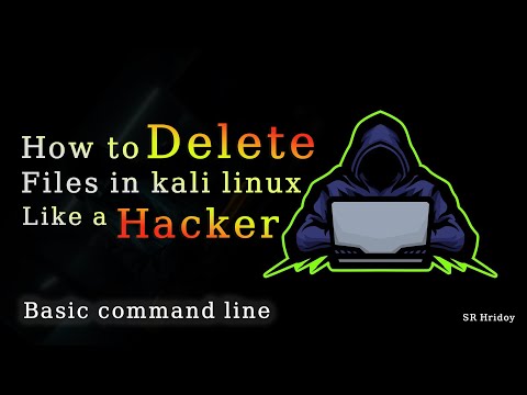 How to Delete / Remove files from Terminal in Kali Linux | Bangla
