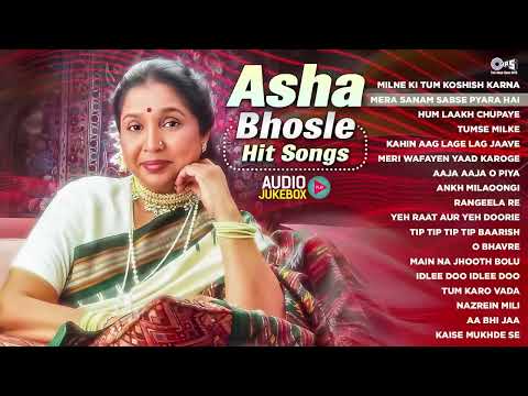 Best of Asha Bhosle  Super Hits Jukebox  90s Evergreen Songs  Asha Bhosle Romantic & Melodious Hits
