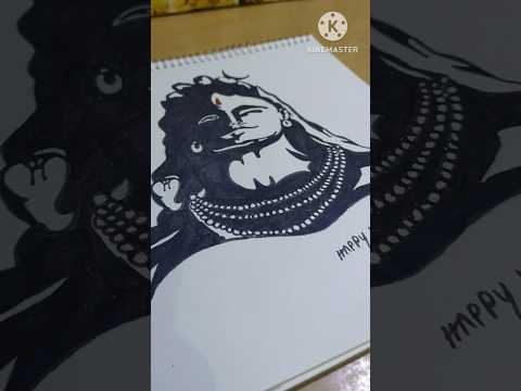 HAPPY MAHASHIVRATRI🙏 #blacksketch #shivratri