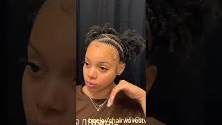 Natural Hairstyles for Black Women | Trending 2025 Protective Styles.  #shorts