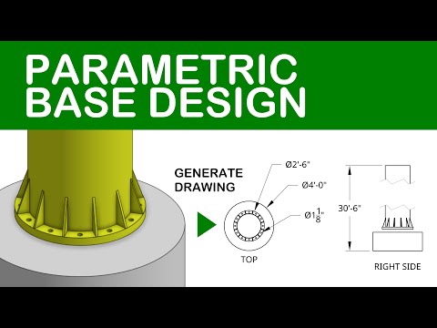 Parametric Tower Base - Onshape