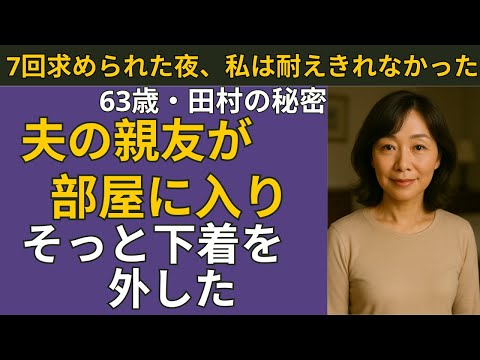 【シニア恋愛】あの雨の夜、亡き夫の親友が訪ねてきて…“ただの友人”ではいられなくなった夜 | シニア恋愛
