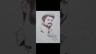 happy birthday # vijay sir drawing# my art collections # thalapathi vijay sir mass