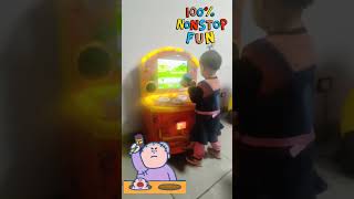 🎯 Harshi Smashes the Hammer Game at Playzone 💥 | Fun Challenge #shorts #shortsfeed#harshikidsfun