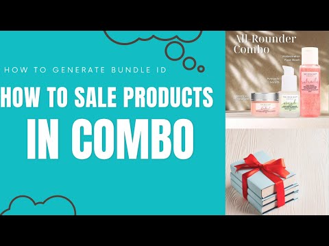 HOW TO SALE PRODUCTS IN COMBO/SET