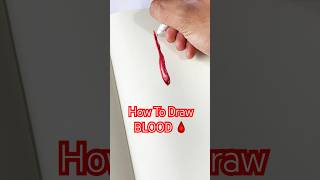 BLOOD TUTORIAL 🩸✍️ #comicart #art #artsupplies #inksketch #copicmarkers