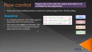 OCR GCSE Computing: Control Flow - Topic 21 [OLD COURSE]
