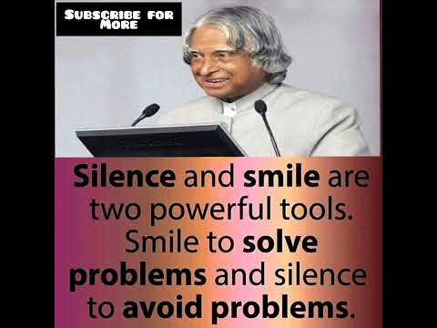 best inspirational quotes by APJ🥀(silence &smile)/ whatsApp status🥀 plz 1k subscriber complt kardo💕