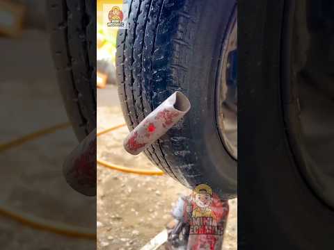 How to Fix a Car Tyre Leak at Home | Car Problem | #automobile #engine #carrepair