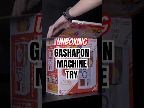 Gashapon Machine Try – Compact, fun, and perfect for collectors or display. #gashapon #arcade #toys